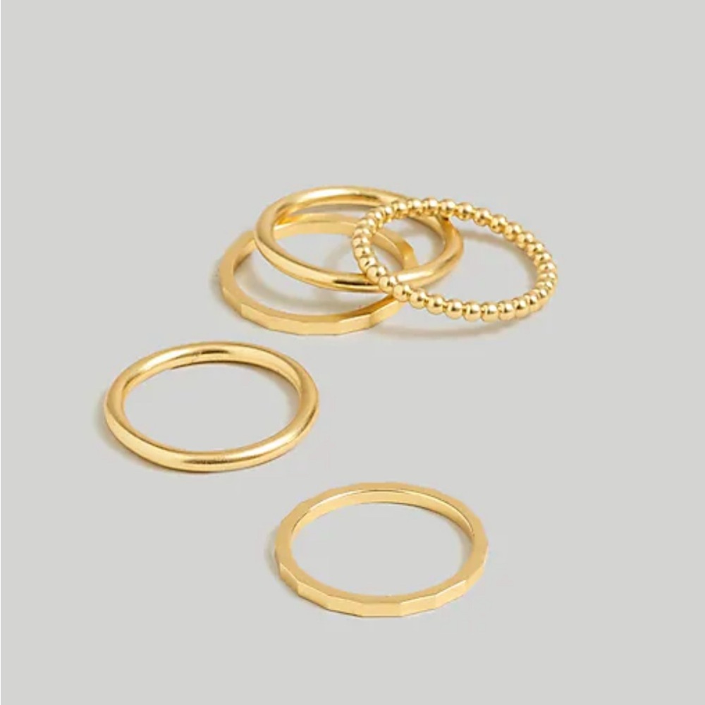 **SOLD** Madewell Simple Stacking Ring Set